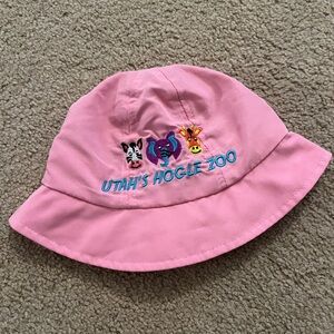 Pink Utah's Hogle Zoo Bucket Hat (infant)